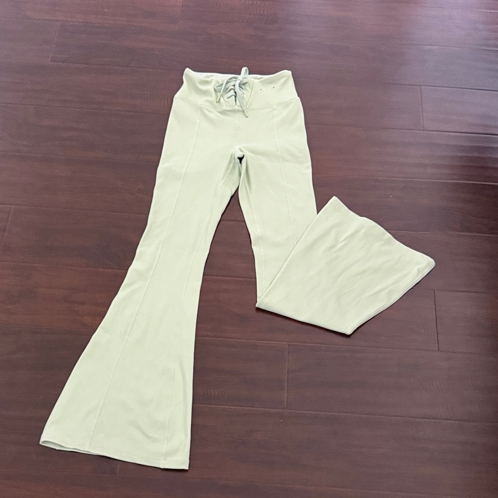 Cotton On Light Green Boot Cut Flare Pants